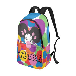 Bubble gum cutie Fabric Backpack for Adult (Model 1659)