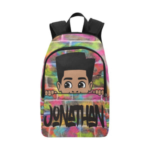 Graffiti Fabric Backpack for Adult (Model 1659)